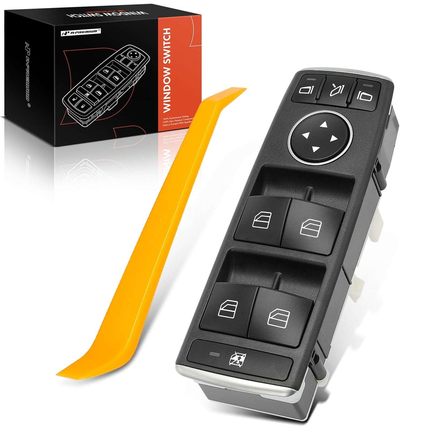 APremium Front Driver Side Master Power Window Switch Compatible with 20082017 MercedesBenz C230 C250 C300 C350 C63 AMG E350 E400 E550 GLK350 Replace 2049055402 2128208310