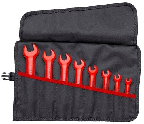 KNIPEX 98 99 13 S4 8 Piece 1000V Sae Insulated Open End Wrench Set