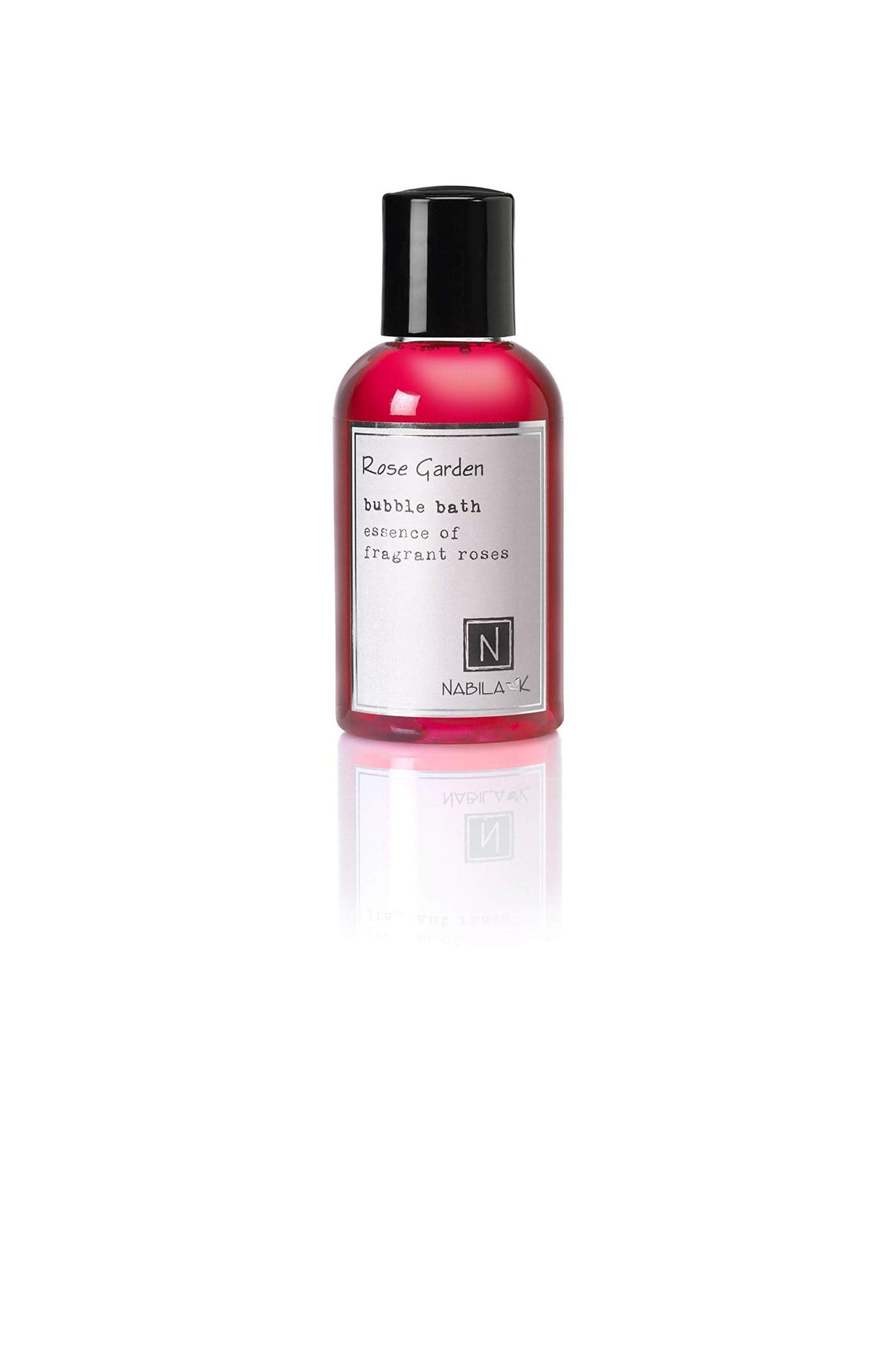 Rose Garden Travel Size Bubble Bath by Nabila K Essential Oils with Natural Ingredients for Sensitive Skin TearFree Gentle Moisturizing Luxury for Women Men 2 oz