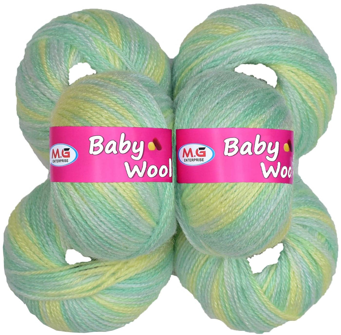 M.G ENTERPRISE 100% Acrylic Wool Red (6 pc) Baby Wool 4 ply Wool Ball Hand Knitting Wool/Art Craft Soft Fingering Crochet Hook Yarn, Needle Knitting Yarn Thread Dye V