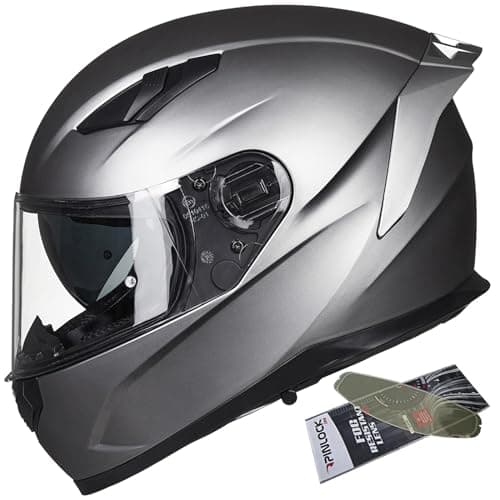 ILM Motorcycle Helmets Full Face with AntiFog Pinlock for Cascos para Motos Snowmobile Mens Women Heated Shield Compatible DOT Model 129