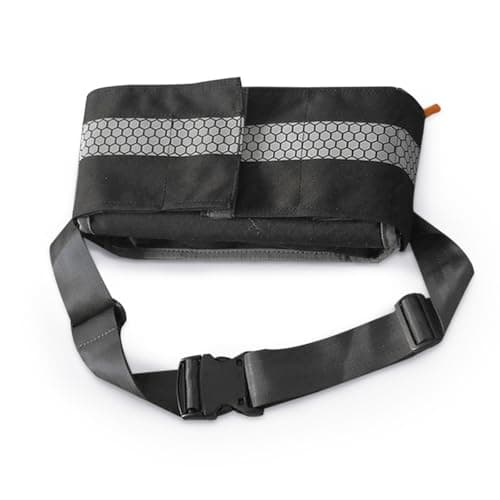 Ehucon Empty First Aid Waist Bag Molle Medical Pouch with Belt EMS Fanny Pack with Threepiece SystemIFAK Medical Bag for CampingHiking or Traveling Black