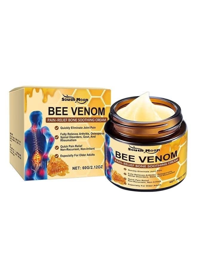 Bee Venom Cream 60g, Aetheris Bee Venom, Bee Venom Ointment, Bee Venom Joint Therapy Pain Relief Cream, Instant Ultra Strength Pain Relief Therapy Cream