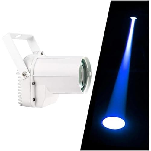 Spotlight for Disco Ball Lights Pin Spot Light, Blue Led Beam Pinspot Light for Disco Ball Motors, 3w Blue Spot Lights for Parties