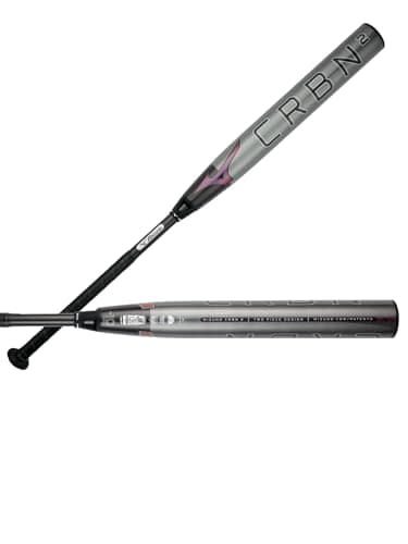 Mizuno CRBN2 Fastpitch Softball Bat 10 Womens Composite Fast Pitch BAT CharcoalBlack 33 INCHES 3300