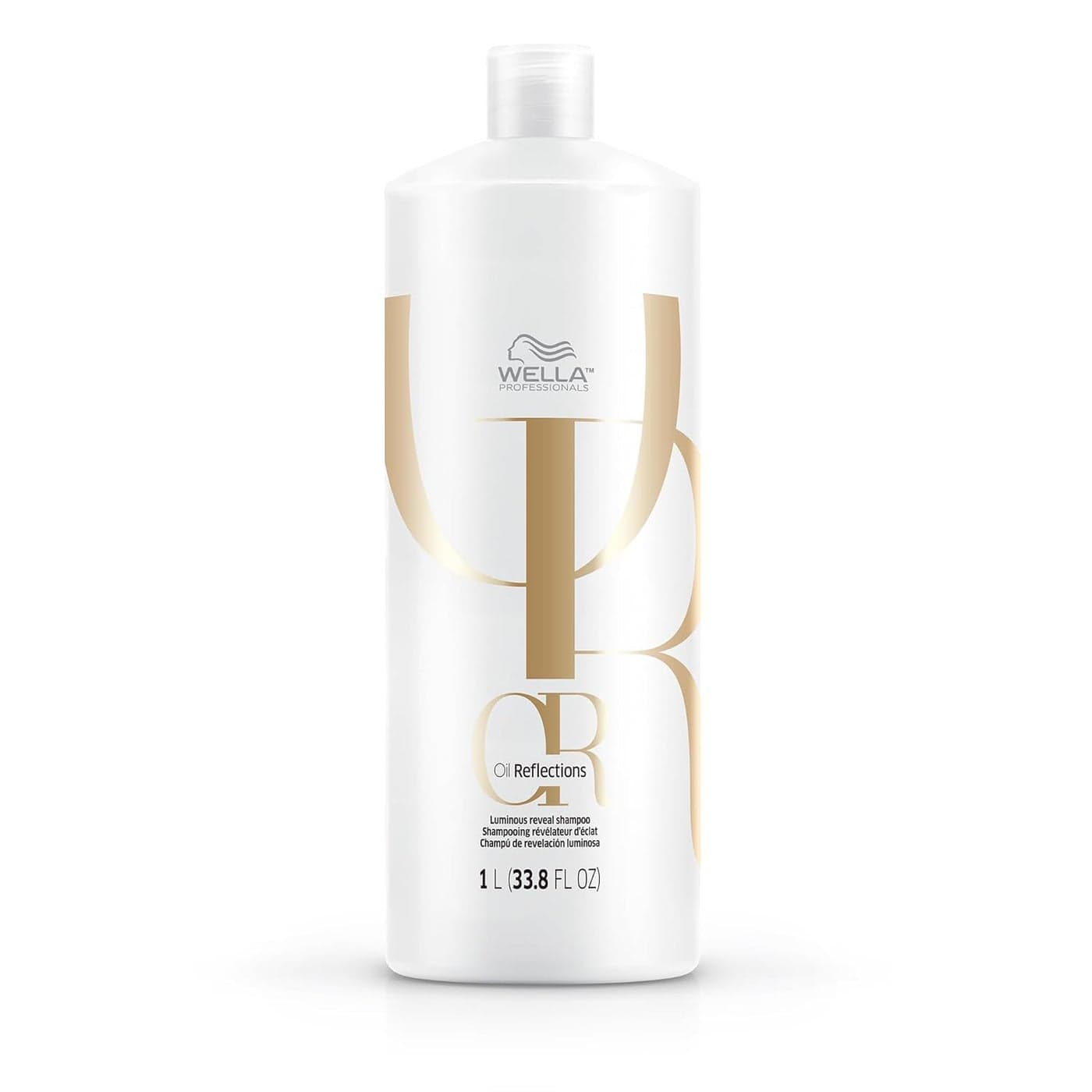 Wella Professionals Oil Reflections Luminous Reveal Shampoo| With Natural Botanicals| Camellia Oil and White Tea Extract| For long-Lasting Softness and Shine| 33.8 Fl Oz