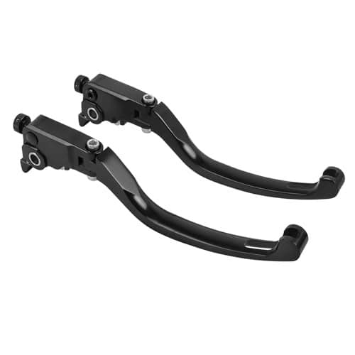 HAONEL Foldable Brake Clutch Lever Sets CNC Aluminum Motorcycle Handles Replacement for Ducati Panigale V2 1199 1299 959 899 Streetfighter V4 Monster Motorcycle Aftermarket Parts Accessories