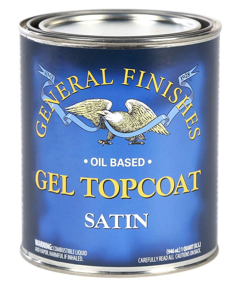 General Finishes Oil Based Gel Topcoat, 1 Gallon, Satin