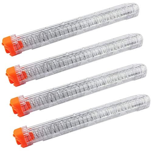 OIMIO 12Round Magazine 4 Pack Round Magazines Bullet Clips for Nerf Rival wihte