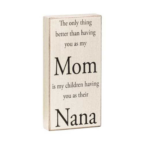 Collins "Their Nana Box Decorative Sign, Wood