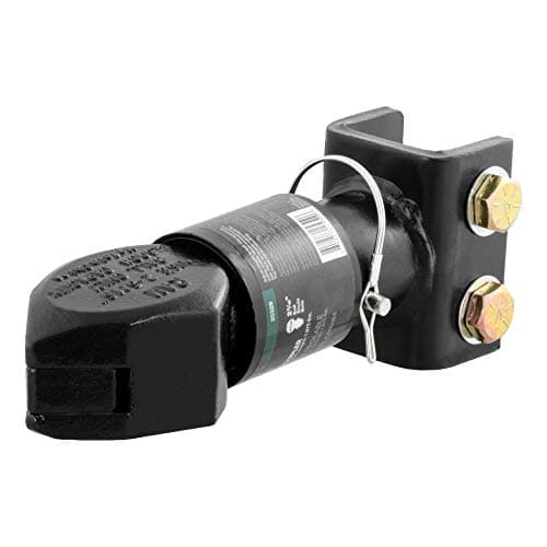 CURT 25329 Channel-Mount Adjustable Trailer Coupler, 2-5/16-Inch Hitch Ball, 12,500 lbs, Black