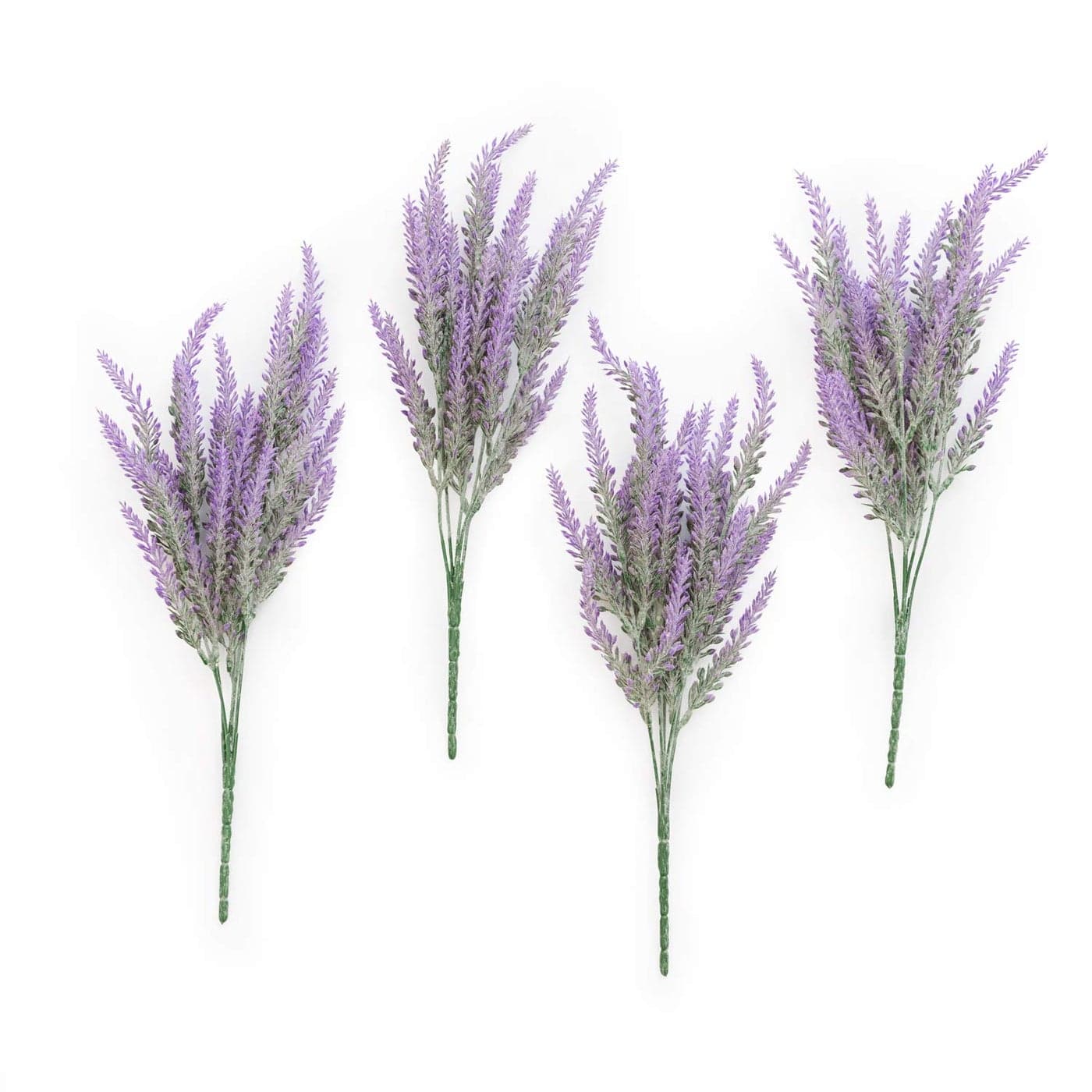 Lings Moment Artificial Purple Lavender 4 Bushes Fake Lilac Flower for Wedding Bouquet DIY Table Centerpieces and Floral Arrangement Decoration