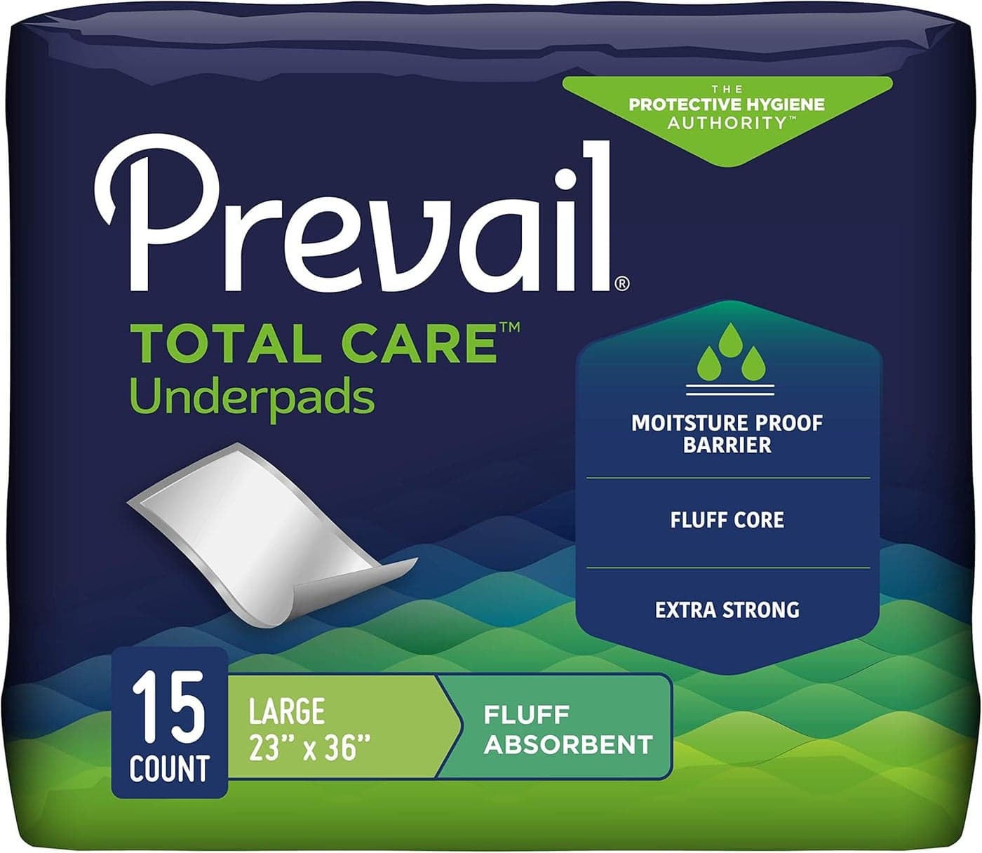 Incontinence Underpads Unisex Disposable Underpads for Men Women Fluff Absorbent Clear Bag 23 X 36 15 Count Bag