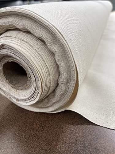 Sedona Designz 60 Wide Cotton Duck Canvas Fabric 7oz Durable 100 Cotton Natural 2 Yards
