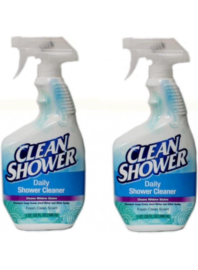 Clean Shower Original Cleaner, 32 Fl Oz (Pack of 2)