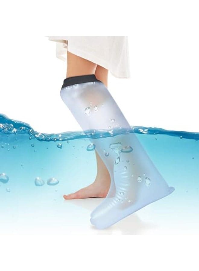 Water Proof Leg Cast Cover for Shower,Watertight Foot Protector,Reusable Shower Bag,Protection to Wounds,Apply to Surgery,Thigh,Ankle,Knee,Shower
