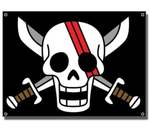 One Piece Red Haired Pirates Shank's Flag