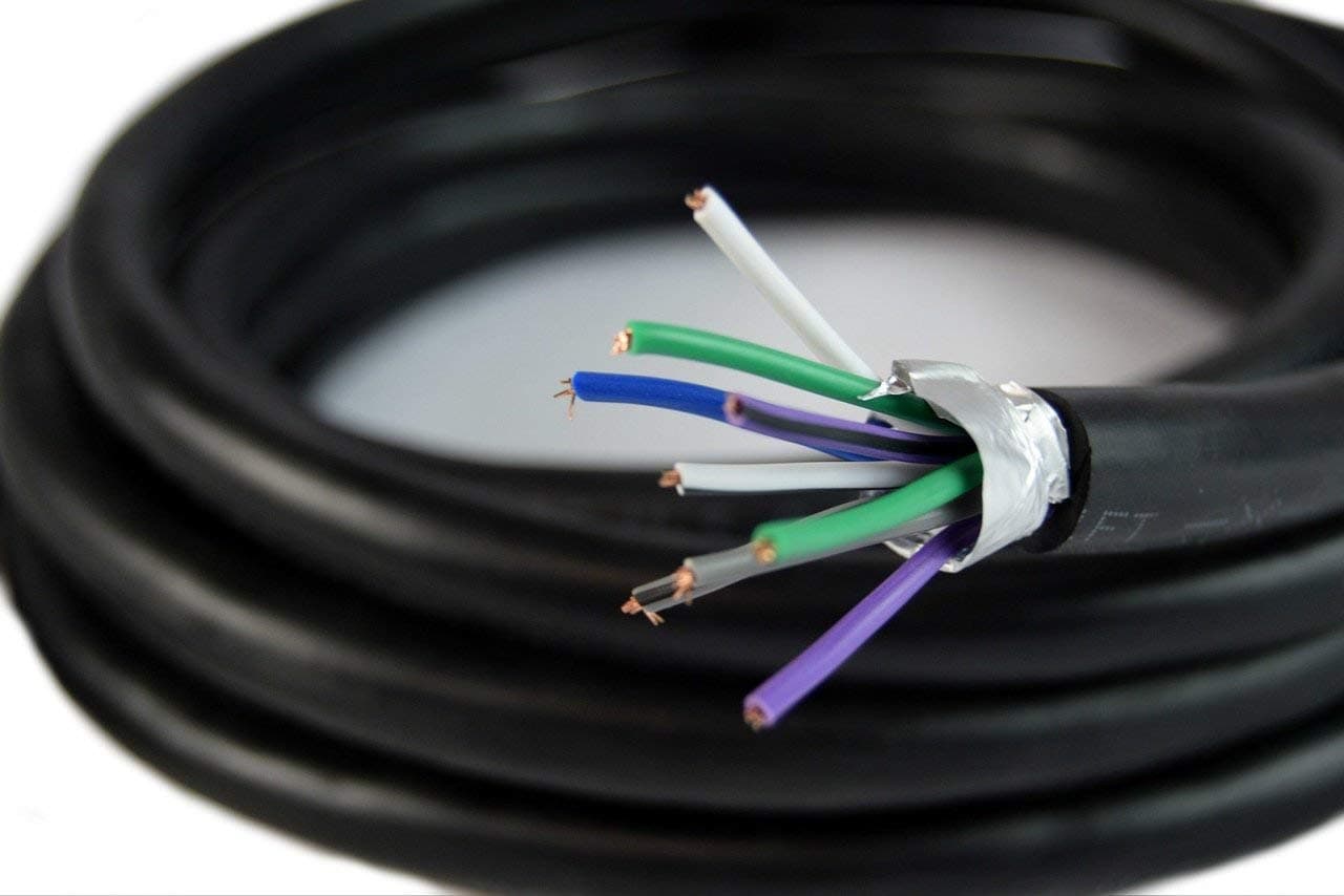 40 Feet Speed Wire 9 Conductor 18 Gauge Audiopipe Car Audio Speaker Remote Wire