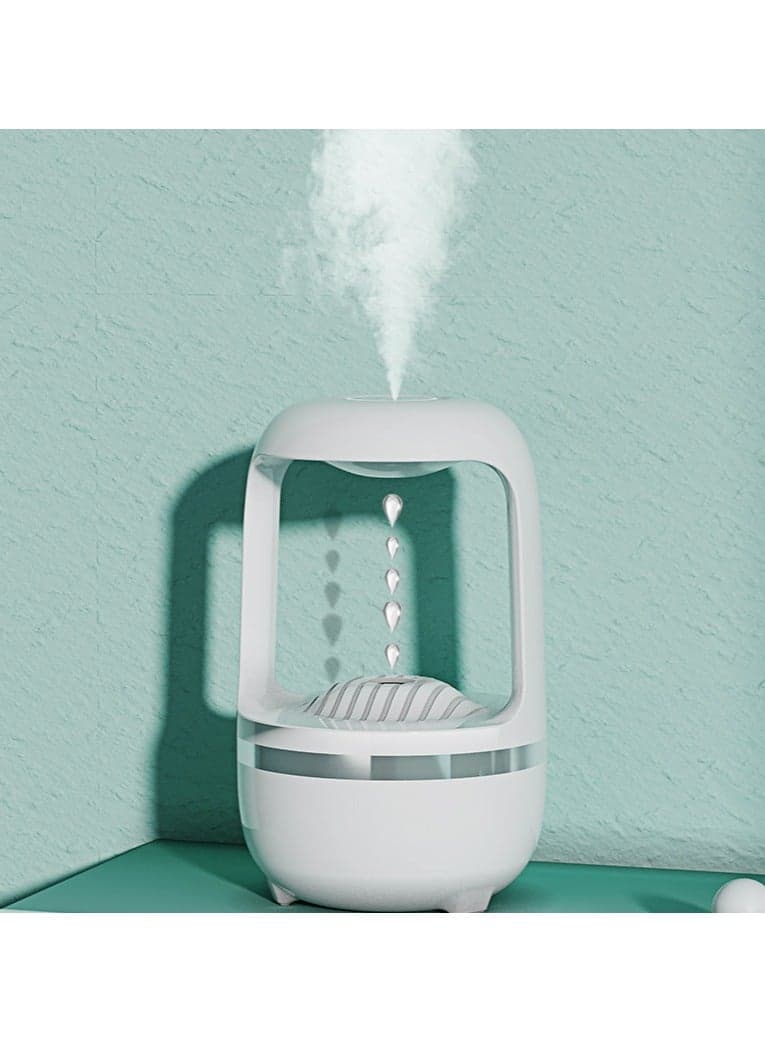 Antigravity Humidifier LED Display 500ML Droplets Levitating Water Drops Ultrasonic Quiet Cool Mist Maker Fog Humidifiers With 2 Humidification Modes For Home Office Bedroom