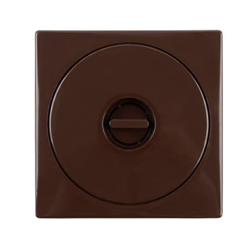 NEW WARE® Square Floor Drain Cover 6x6 Inch PVC – Bathroom Drain Jali, Anti-Clog Strainer Grating for Shower, Kitchen & Balcony Waste Water (Chocolate)