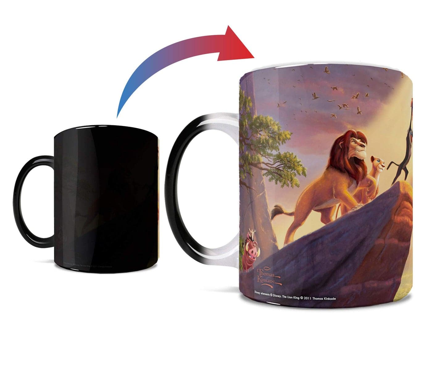 Morphing Mugs Thomas Kinkades The Lion King Breakfast Mugs