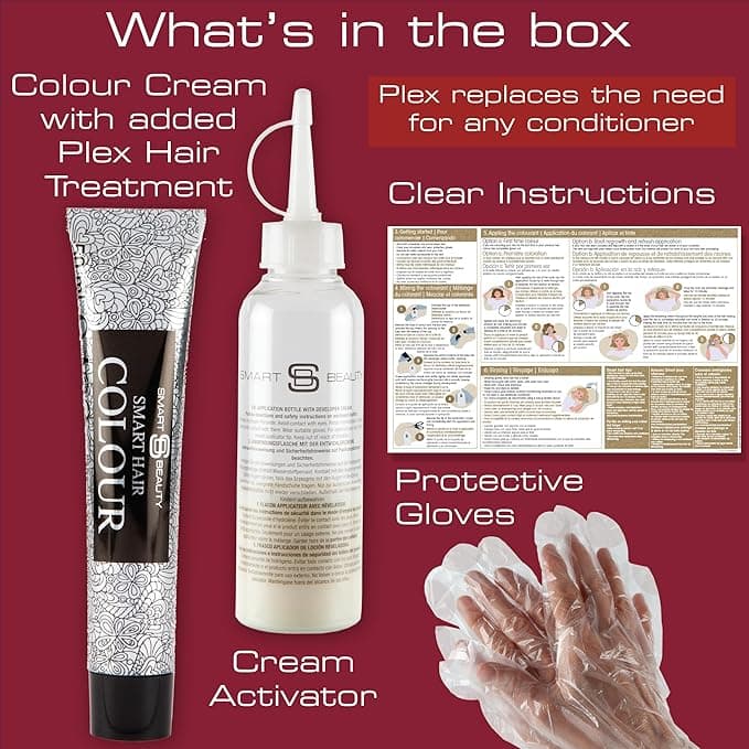 Metallic Rose Gold Hair Dye DemiPermanent Toner for Bleached Hair AntiBreakage Plex Hair Care Vegan Hair Dye CrueltyFree 100 Grey Coverage Rose Hair Colour All Hair Types by Smart Beauty