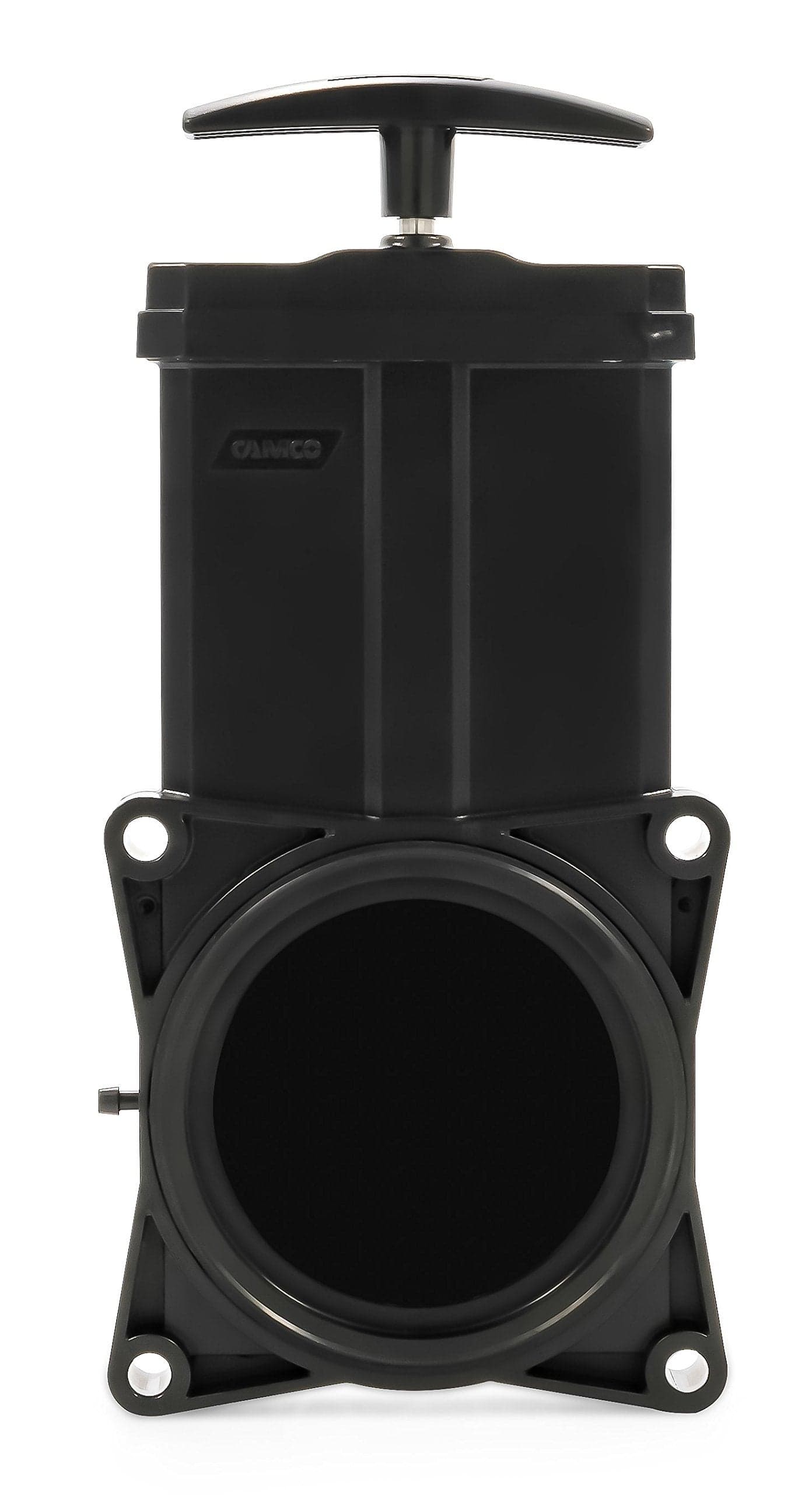 Camco RV Replacement Waste Valve with Handle Features Durable Plastic Handle 3Inch Diameter Valve Opening 39513