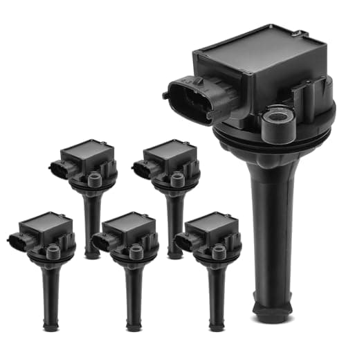 YHTAUTO Set of 6 Ignition Coil Pack Replacement for Volvo XC90 2003-2005 S80 1999-2003 2005 L6 2.9L, Replace 9125601-6