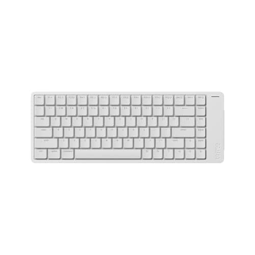 LOFREE Flow2 LowProfile Mechanical Keyboard Aluminum Alloy with Void Linear Switches Rechargeable Wireless Keyboards with 3 Mode Connections for Windows macOS Silver with Silence 84 Keys