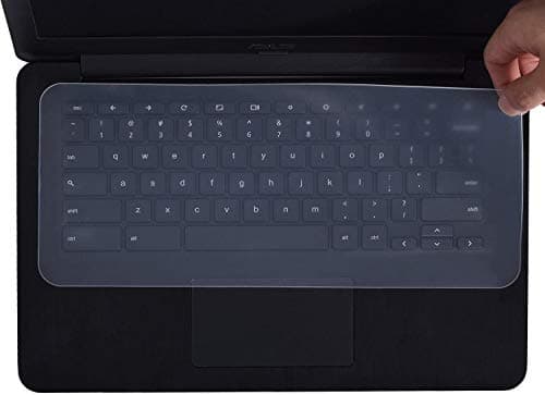 Goliton Universal Silicone Keyboard Protector Skin for Laptops Notebooks Netbooks 10.1 11.6 12.1 13.3 14 Inch (12.2 inch x 5.11 inch) (310mm x 130mm)