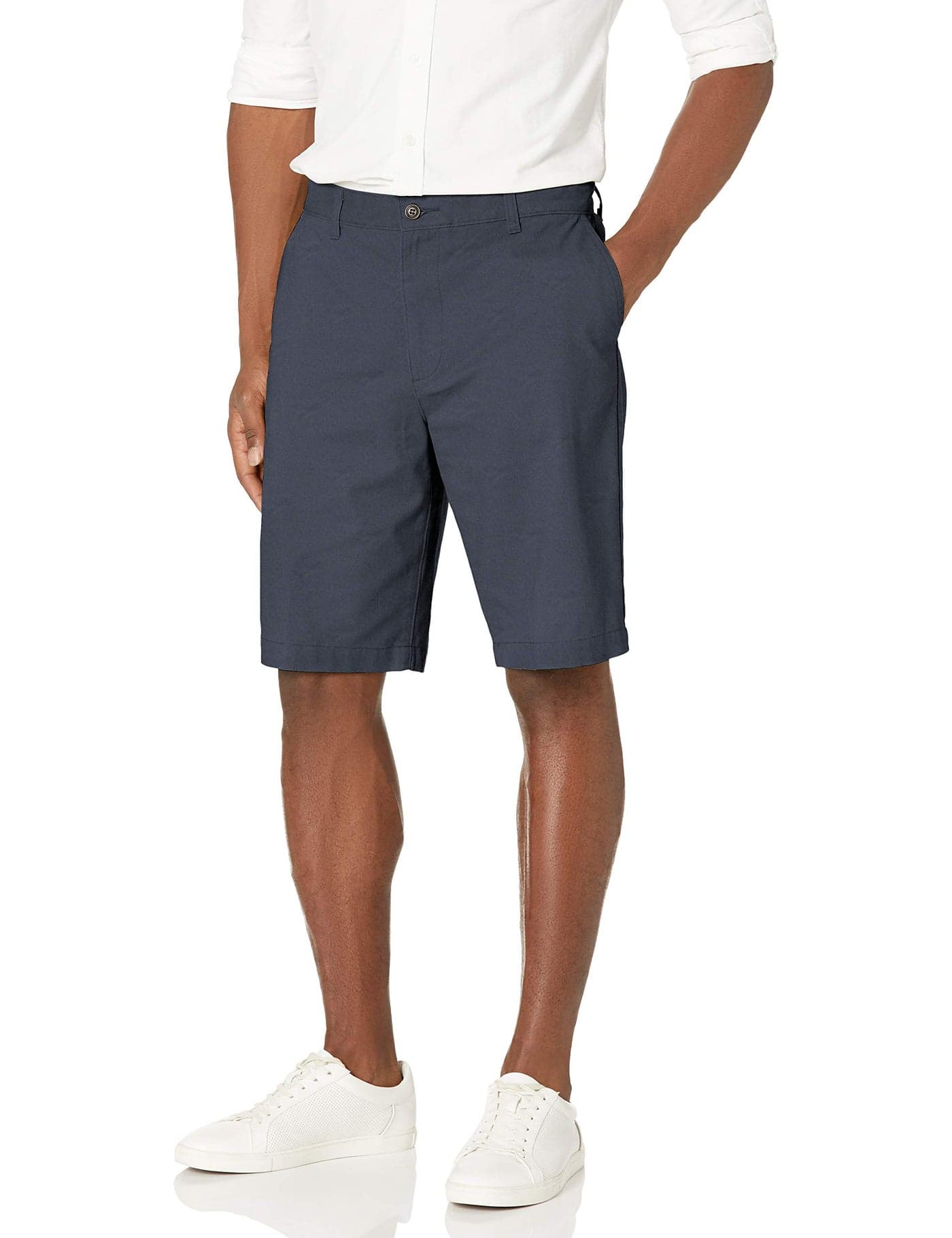 Dockers Men's Perfect Short Classic Fit 10.5", Maritime Blue, 38