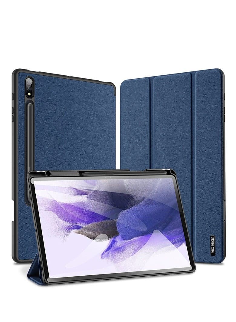 Samsung Galaxy Tab A11 2025 Case Trifold Leather Flip Smart Tablet Sleeve With Pencil Holder Cover