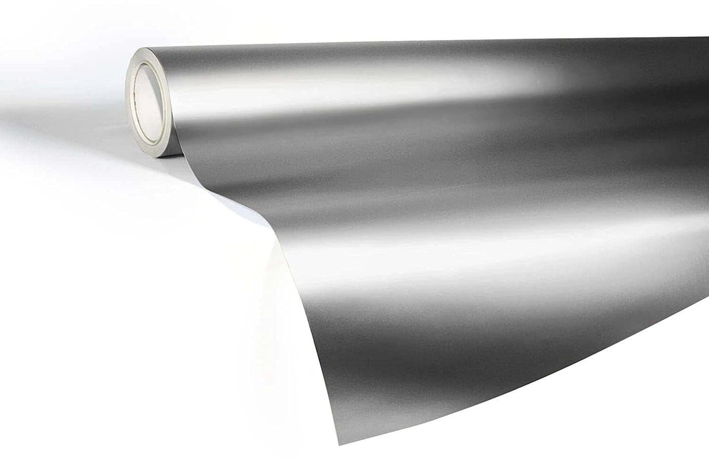 VViViD Silver Satin Chrome Vinyl Wrap Stretch Conform DIY Easy to Use AirRelease Adhesive 1ft x 5ft