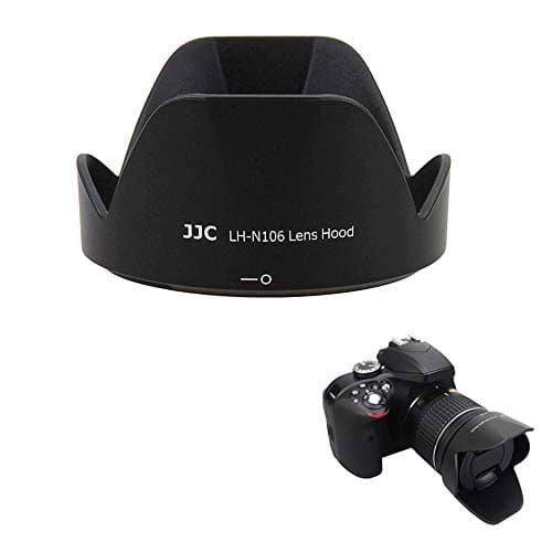 JJC HBN106 Reversible Dedicated Lens Hood Shade for Nikon AFP DX 1855mm f3556G VR AFP DX 1855mm f3556G Lens on Nikon D3500 D3400 D5600 D7500 Camera NOT for Older Nikon 1855mm Lens