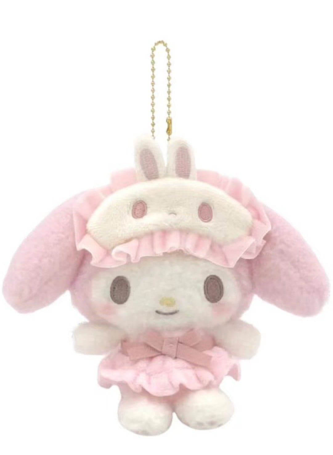 Cute Plush Pendant Eye Mask Pajamas Toy Keychain School Bag Pendant (My Melody)