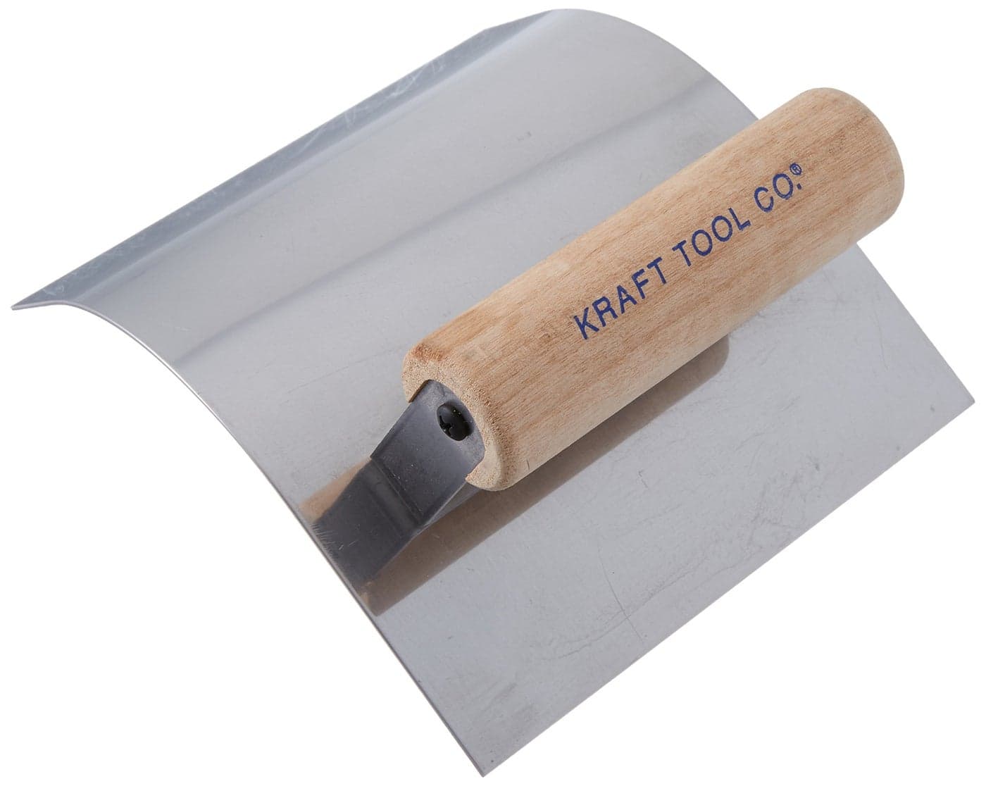 Kraft Tool CF195 3Inch Radius Curb Tool with Wood Handle 6 x 5Inch