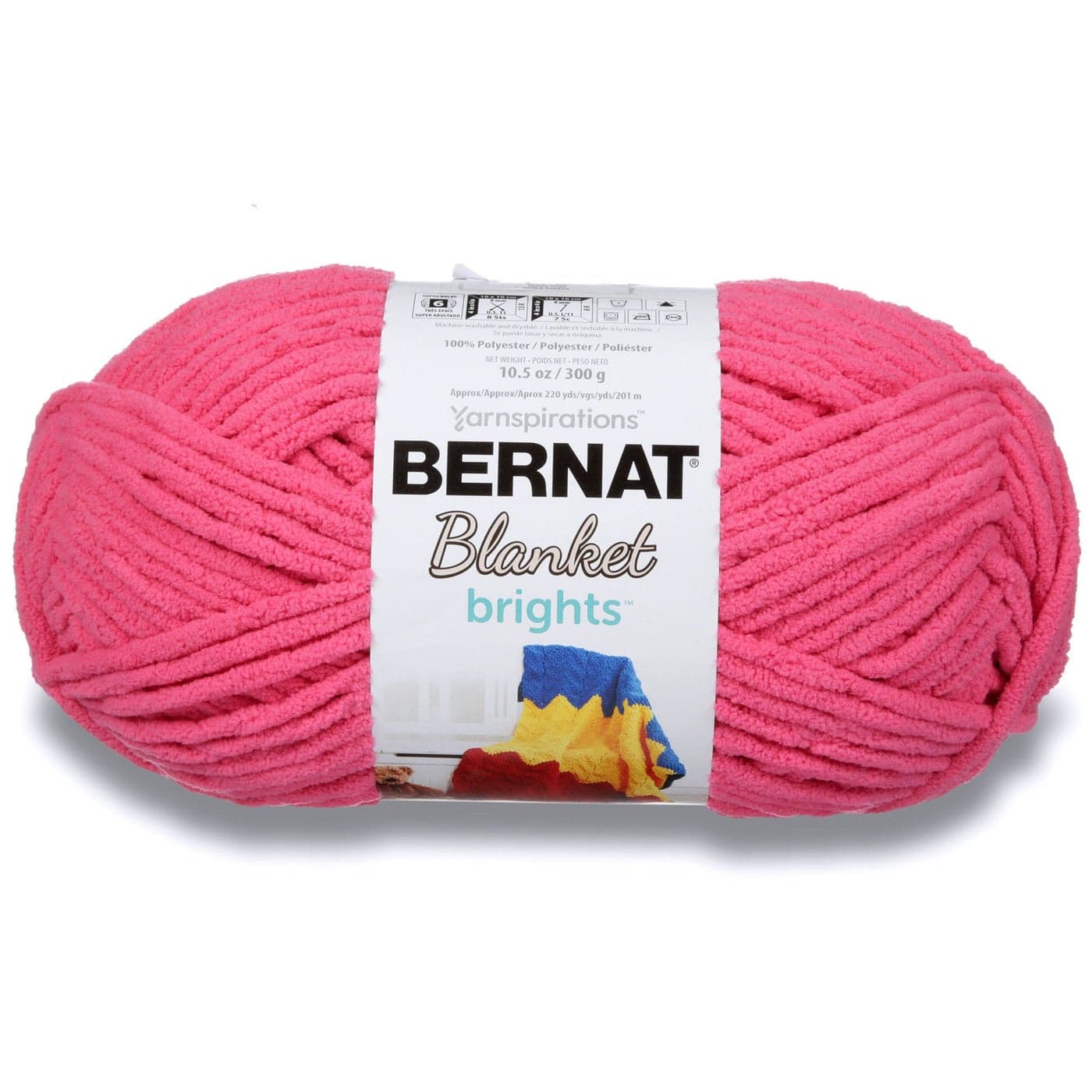 Bernat Blanket Bright Yarn Pixie Pink