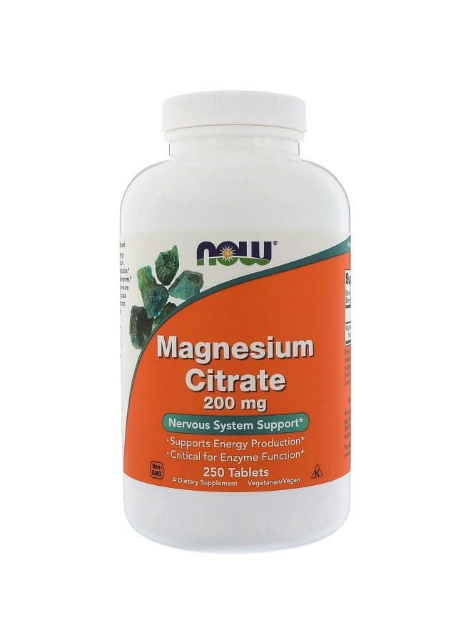 Magnesium Citrate 200 mg - 250 Tablets