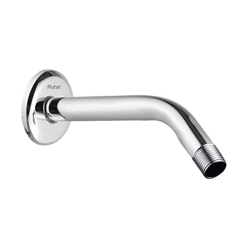Ruhe® Round Shower Arm | Premium Grade Stainless Steel Shower Holder | 12 Inches Round Half Bend