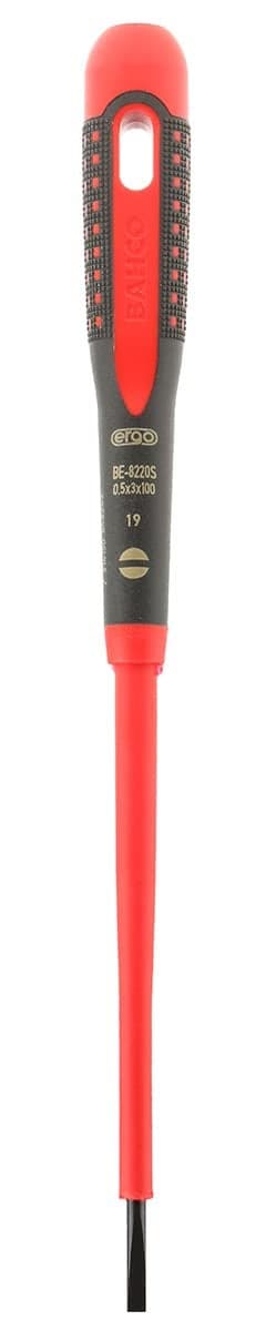BAHCO BE8220S 1000 Volt 9 Inch Ergo Slotted Screwdriver