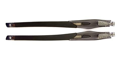 NicelyFit Temples Arms Legs for Crosslink Pro Sweep Range XL Eyeglass Glass Frames OX8027 OX8029 OX8031 OX8033 OX8040 OX8044 OX8067 OX8118 OX8090 OX3127 OX3220 OX3221 etc. Pewter 140mm (Black)