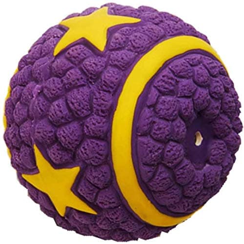 THE DDS STORE Eetoys Dog Latex Squeaky (Star Ball Toy)