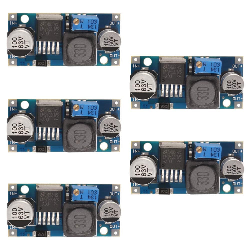 5PCS LM2596HVS DCDC Step Down 48V Input Adjustable Buck Converter Power Module 3240V Step Down Voltage Switching Regulator Electric Vehicle Power Supply Module