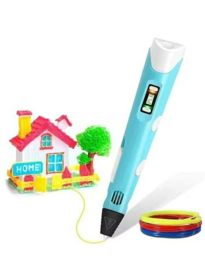3D Printing Pen,3D Drawing Pen with PLA Filaments LED Display for Kids,Adults,Model Making
