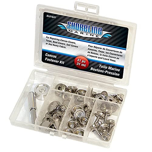 Shoreline Marine 47 Piece Canvas Fastener Kit