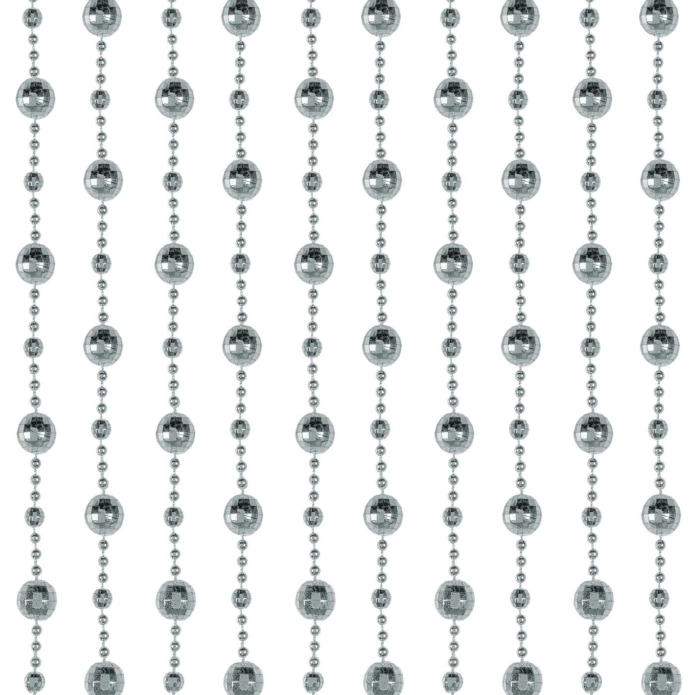 Disco Ball Bead Curtain Party Accessory 1 count 1Pkg