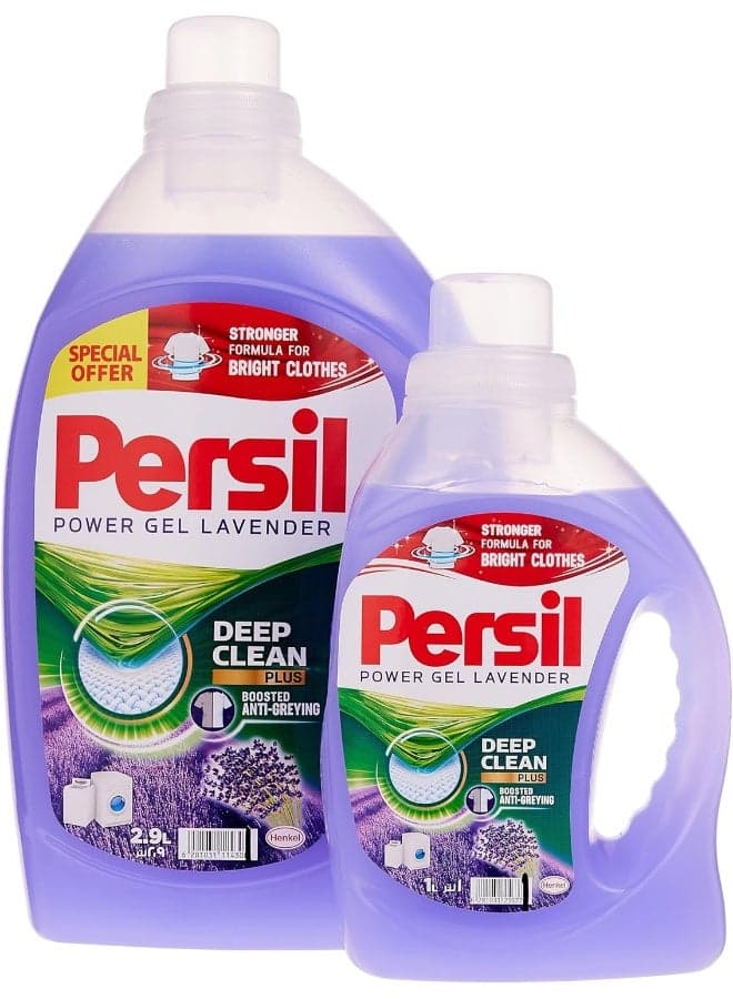 Persil Power Gel Liquid Laundry Detergent, With Deep Clean Technology, Lavender