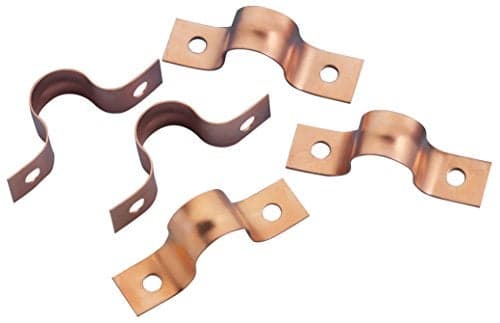 Oatey 1/2 In. 2-Hole Copper Tube Strap (12-Pack) - 1 Each