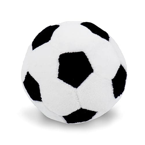 June Garden 3" My First Soccer Ball - Plush Baby Rattle Toy - Safe Soft Sports Toy for Infants Boys and Girls