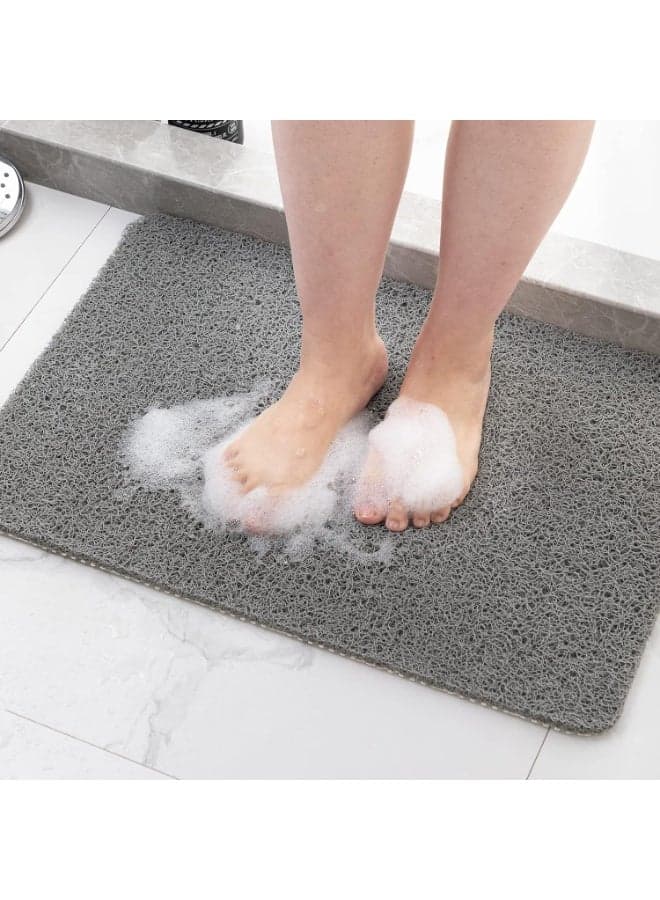 Bathroom Anti Slip Mat – Non Slip Bathtub Mat, Quick Drying Shower Mat, For Bathtub, Floor, Bathroom, Home, Kitchen, Hotel, Home Decor, Grey, 40x60cm